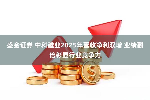 盛金证券 中科磁业2025年营收净利双增 业绩翻倍彰显行业竞争力